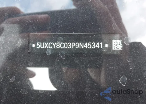 2023 BMW X6 M50I из США, поврежденный, VIN 5UXCY8C03P9N45341